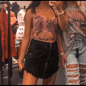 LF SNAKESKIN TOP